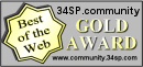 34SP Community Best of the Web Gold Award